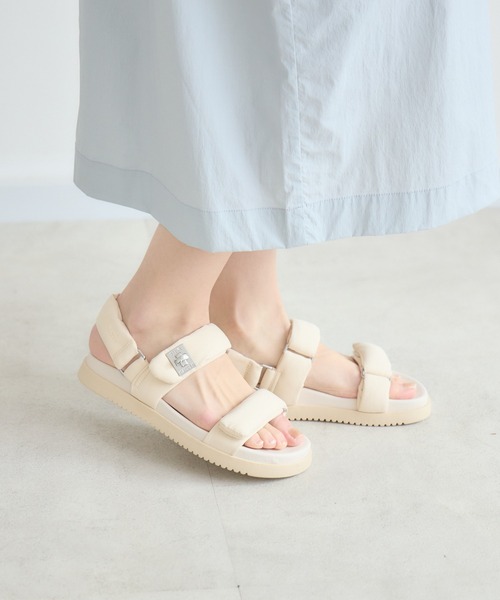 KATHARINE ROSS(キャサリンロス)の「【KATHARINE ROSS】【STEVE MADDEN】MONAT ナイロンパデッドストラップフラットサンダル(サンダル・レディース・ブラック/アイボリー・SMALL/MEDIUM/LARGE)」の8枚目の写真