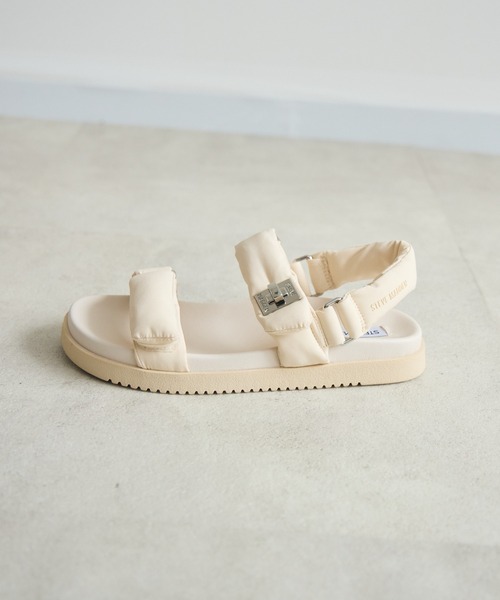 KATHARINE ROSS(キャサリンロス)の「【KATHARINE ROSS】【STEVE MADDEN】MONAT ナイロンパデッドストラップフラットサンダル(サンダル・レディース・ブラック/アイボリー・SMALL/MEDIUM/LARGE)」の11枚目の写真