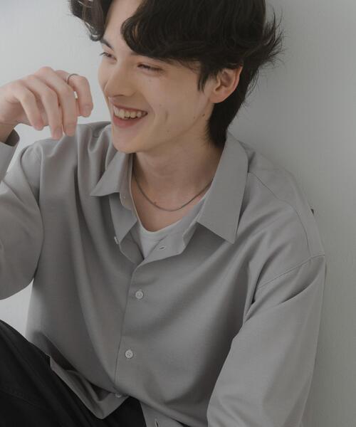SENSE OF PLACE by URBAN RESEARCH（センスオブプレイスバイアーバンリサーチ）の「カラースラブレギュラーカラーシャツ（シャツ/ブラウス・メンズ・ライトベージュ/ブラウン/ブルー・LARGE/MEDIUM）」の2枚目の写真