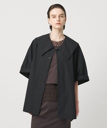 ＜ASTRAET＞ハーフスリーブ セーラーカラーブラウス