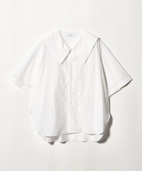 ASTRAET(アストラット)の「<ASTRAET>ハーフスリーブ セーラーカラーブラウス(シャツ/ブラウス・レディース・ブラック/ホワイト/ダークブラウン・FREE)」の17枚目の写真