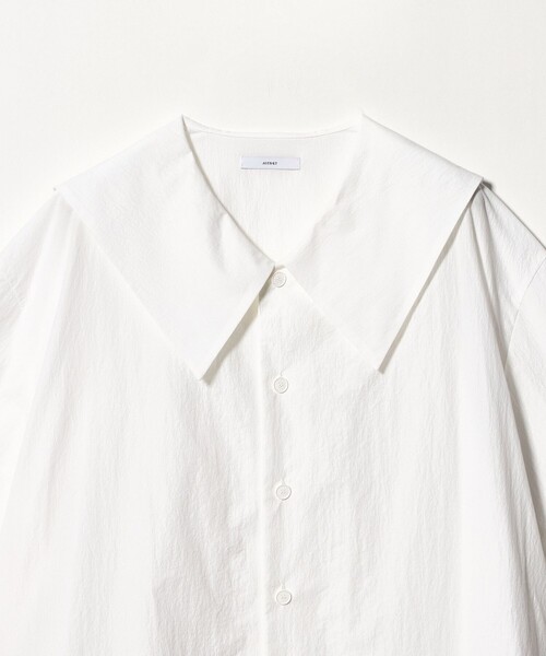 ASTRAET(アストラット)の「<ASTRAET>ハーフスリーブ セーラーカラーブラウス(シャツ/ブラウス・レディース・ブラック/ホワイト/ダークブラウン・FREE)」の16枚目の写真