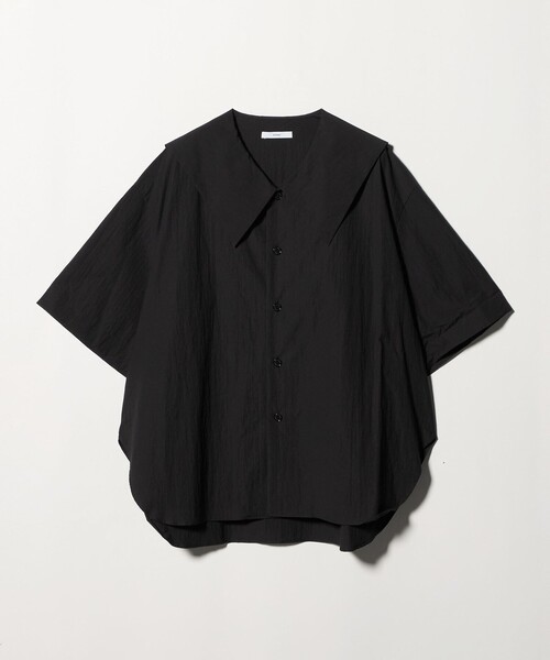 ASTRAET(アストラット)の「<ASTRAET>ハーフスリーブ セーラーカラーブラウス(シャツ/ブラウス・レディース・ブラック/ホワイト/ダークブラウン・FREE)」の14枚目の写真