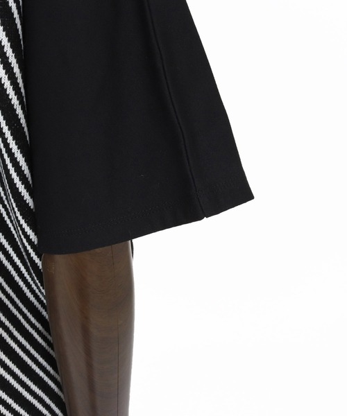 ANGENEHM（アンゲネーム）の「mt10424- Random Panel Jacquard T-shirt Tシャツ(AG06-005scg)（Tシャツ/カットソー・メンズ・ブラック/ライトグレー・L/M/S）」の20枚目の写真