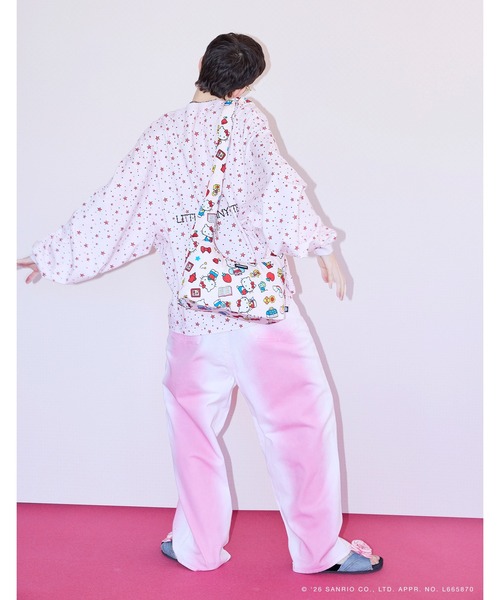 Little sunny bite（リトルサニーバイト）の「/Little sunny bite/hello kitty x little sunny bite shoulder bag（ショルダーバッグ・レディース・ピンク/ホワイト/ブラック・FREE）」の3枚目の写真