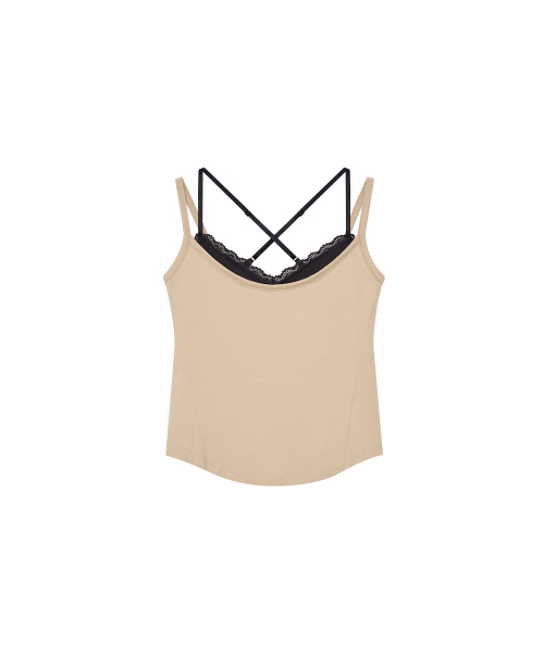 KASHIKO(カシコ)の「Nessa Lace Top Beige(Tシャツ/カットソー・レディース・その他・FREE)」の4枚目の写真