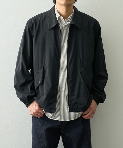 ATON/エイトン】MAT AIRLY NYLON FLIGHT JACKET（ブルゾン）｜ATON