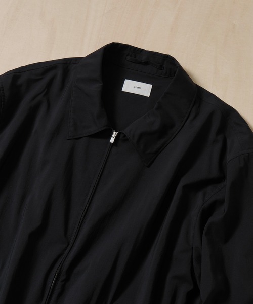 ATON/エイトン】MAT AIRLY NYLON FLIGHT JACKET（ブルゾン）｜ATON