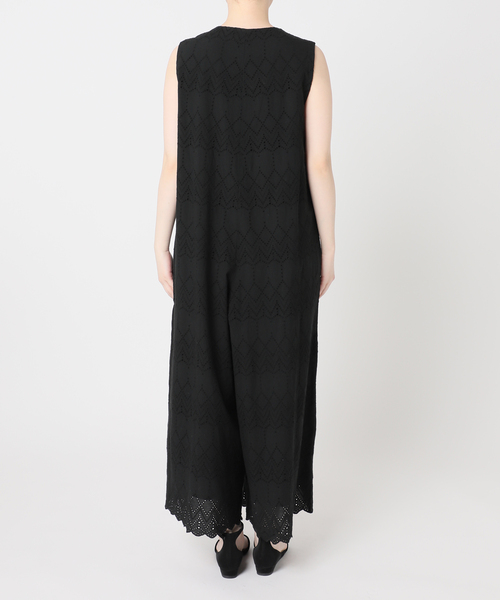 JOURNAL STANDARD relume(ジャーナルスタンダード レリューム)の「コットンカットワークシシュウ オールインワン(つなぎ/オールインワン・レディース・ホワイト/ブラック・38/36)」の14枚目の写真