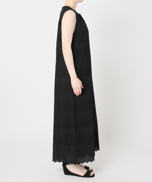 JOURNAL STANDARD relume(ジャーナルスタンダード レリューム)の「コットンカットワークシシュウ オールインワン(つなぎ/オールインワン・レディース・ホワイト/ブラック・38/36)」の13枚目の写真