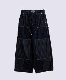 FDMTL | 【FDMTL】PATCHWORK DOUBLE KNEE PANTS RINSE(デニムパンツ)