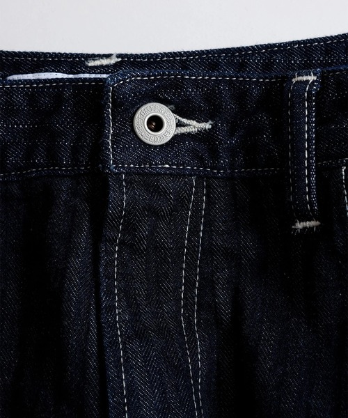 FDMTL(ファンダメンタル)の「【FDMTL】PATCHWORK DOUBLE KNEE PANTS RINSE(デニムパンツ・メンズ・インディゴブルー・28inch/34inch/32inch/30 inch)」の3枚目の写真