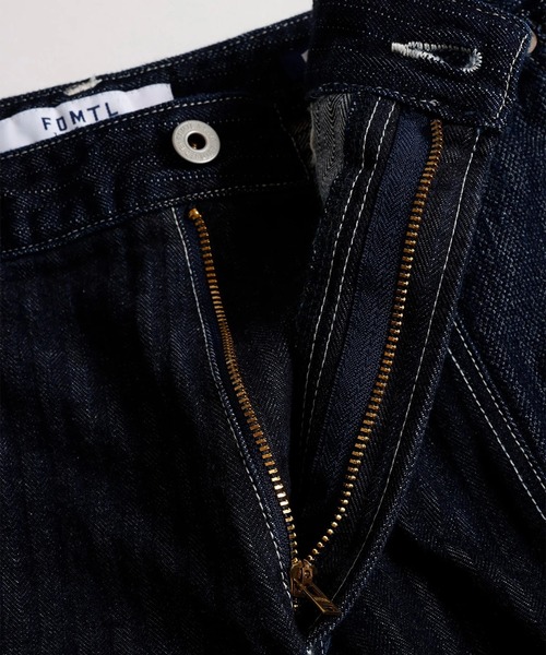 FDMTL(ファンダメンタル)の「【FDMTL】PATCHWORK DOUBLE KNEE PANTS RINSE(デニムパンツ・メンズ・インディゴブルー・28inch/34inch/32inch/30 inch)」の5枚目の写真