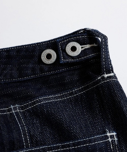 FDMTL(ファンダメンタル)の「【FDMTL】PATCHWORK DOUBLE KNEE PANTS RINSE(デニムパンツ・メンズ・インディゴブルー・28inch/34inch/32inch/30 inch)」の7枚目の写真