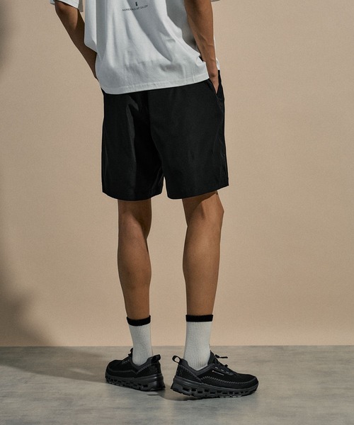 NUMERALS（ヌメラルズ）の「[NUMERALS]TWO TUCK WIDE SHORTS（その他パンツ・メンズ・オリーブ/ブラック・LARGE/MEDIUM）」の9枚目の写真