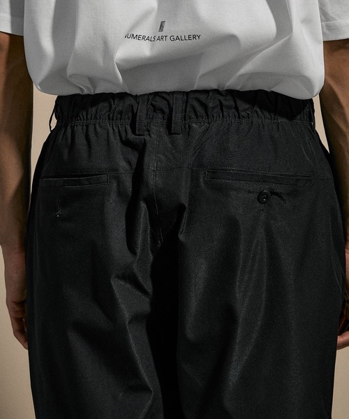 NUMERALS（ヌメラルズ）の「[NUMERALS]TWO TUCK WIDE SHORTS（その他パンツ・メンズ・オリーブ/ブラック・LARGE/MEDIUM）」の19枚目の写真