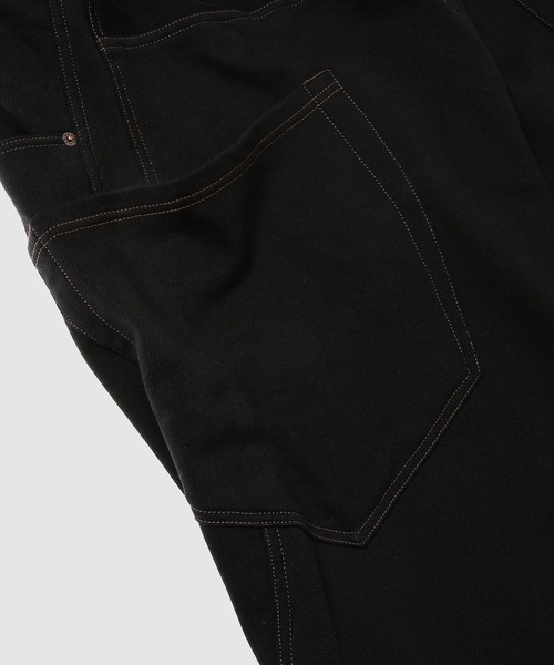 KHOKI(コッキ)の「3D cutting sweat pants(スウェットパンツ・メンズ・チャコール/ブラック・2)」の7枚目の写真