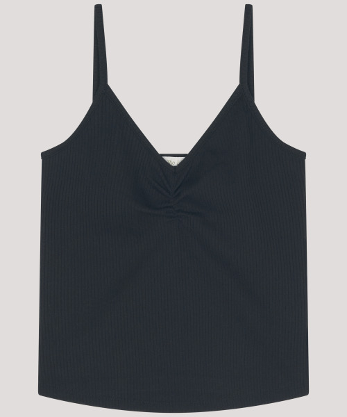 THE LILLE(ザ リル)の「Shirring sleeveless t_black(Tシャツ/カットソー・レディース・その他・FREE)」の2枚目の写真