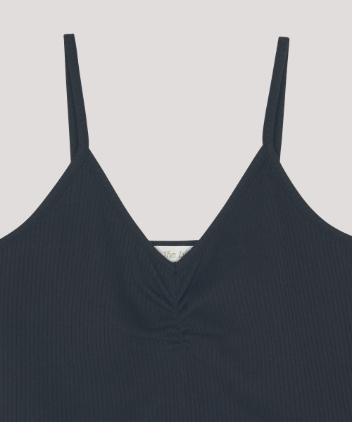 THE LILLE(ザ リル)の「Shirring sleeveless t_black(Tシャツ/カットソー・レディース・その他・FREE)」の4枚目の写真