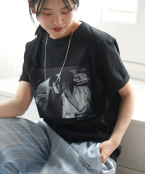Couture d'adam(クチュールドアダム)の「《追加》COUTURE D’ADAM/クチュールドアダム T-shirt/Jane&Serge in Taxi(Tシャツ/カットソー・レディース・ブラック/ホワイト・38)」の1枚目の写真