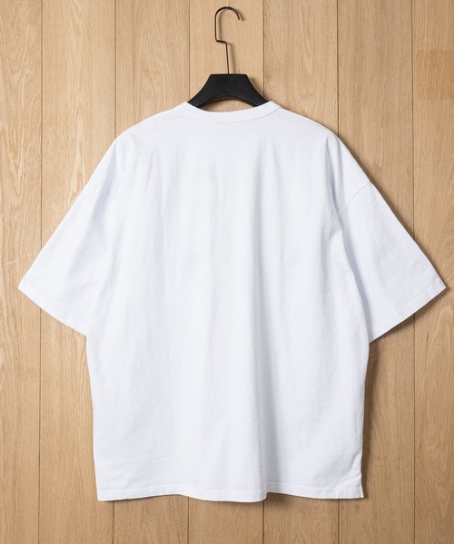 Goodwear（グッドウェア）の「【h】〔Goodwear/グッドウェア〕USAコットン ヘビーウェイト ポケット付きヘンリーネック スーパービッグ半袖 Tシャツ/無地T（Tシャツ/カットソー・メンズ・ブルーグレー/ブラック/ネイビー/ダークグレー/ホワイト・SMALL/LARGE/MEDIUM/X-LARGE）」の10枚目の写真