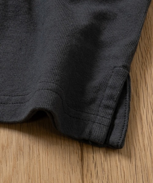 Goodwear（グッドウェア）の「【h】〔Goodwear/グッドウェア〕USAコットン ヘビーウェイト ポケット付きヘンリーネック スーパービッグ半袖 Tシャツ/無地T（Tシャツ/カットソー・メンズ・ブルーグレー/ブラック/ネイビー/ダークグレー/ホワイト・SMALL/LARGE/MEDIUM/X-LARGE）」の8枚目の写真