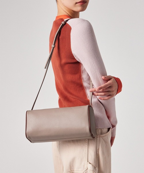 Paul Smith(ポールスミス)の「スクエアショルダー バッグ / 365001 WN220S(ショルダーバッグ・レディース・グレイッシュベージュ/ブラック/ライトイエロー・FREE)」の21枚目の写真