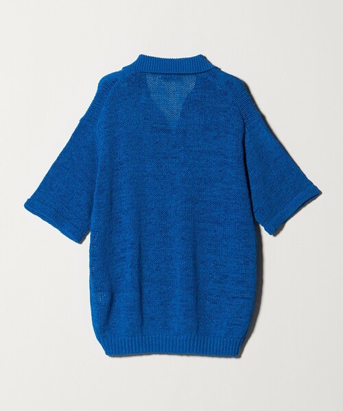 BEAUTY&YOUTH UNITED ARROWS（ビューティーアンドユースユナイテッドアローズ）の「テープヤーン スキッパー ショートスリーブ ニット ウォッシャブル（ニット/セーター・メンズ・コバルトブルー/ライトグレー・S/XL/M/L）」の15枚目の写真