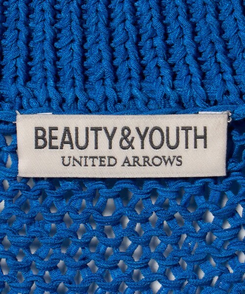 BEAUTY&YOUTH UNITED ARROWS（ビューティーアンドユースユナイテッドアローズ）の「テープヤーン スキッパー ショートスリーブ ニット ウォッシャブル（ニット/セーター・メンズ・コバルトブルー/ライトグレー・S/XL/M/L）」の22枚目の写真