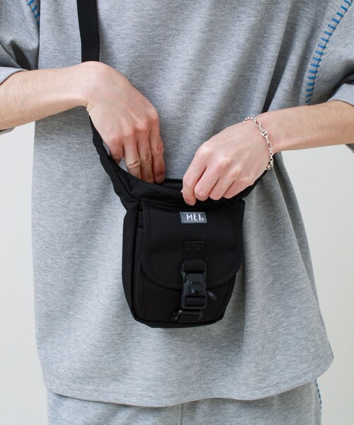 MEI(メイ)の「【MEI/メイ】DAILY POUCH(ショルダーバッグ・メンズ・その他1/その他2/マルチ/ブラック・FREE)」の6枚目の写真