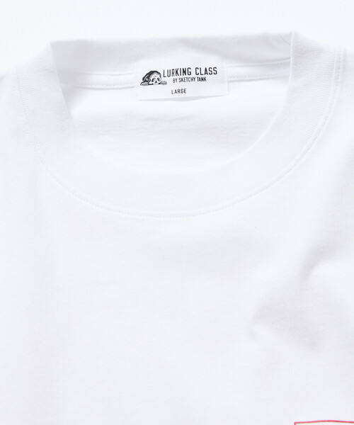 LURKING CLASS(ラーキングクラス)の「限定展開LURKING CLASS×FREAK'S STORE ラーキングクラス 別注 ヴィンテージ加工 プリント Tシャツ GOOD TIMES BAD FRND TEE(Tシャツ/カットソー・メンズ・ホワイト/ブラック・MEDIUM/LARGE/X-LARGE)」の18枚目の写真