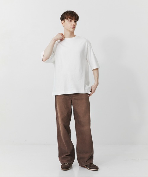 PUBLIC TOKYO（パブリックトウキョウ）の「黄ばまないTEE（Tシャツ/カットソー・メンズ・ホワイト・1/2/3）」の6枚目の写真