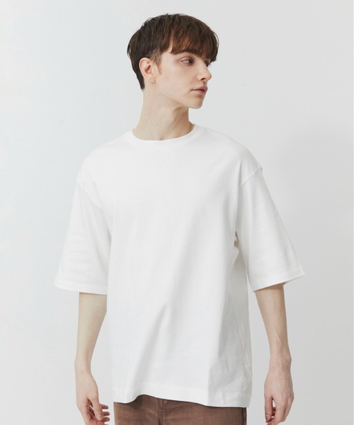 PUBLIC TOKYO（パブリックトウキョウ）の「黄ばまないTEE（Tシャツ/カットソー・メンズ・ホワイト・1/2/3）」の3枚目の写真
