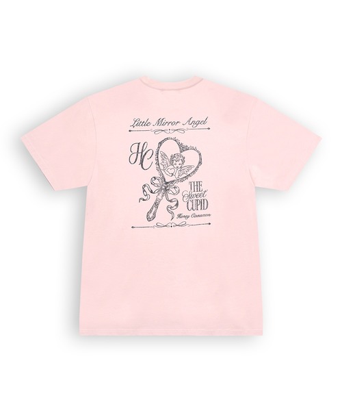 Honey Cinnamon(ハニーシナモン)の「angel mirrorTシャツ(Tシャツ/カットソー・レディース・ブラック/ピンク・FREE)」の11枚目の写真