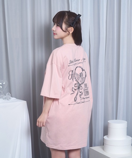 Honey Cinnamon(ハニーシナモン)の「angel mirrorTシャツ(Tシャツ/カットソー・レディース・ブラック/ピンク・FREE)」の21枚目の写真