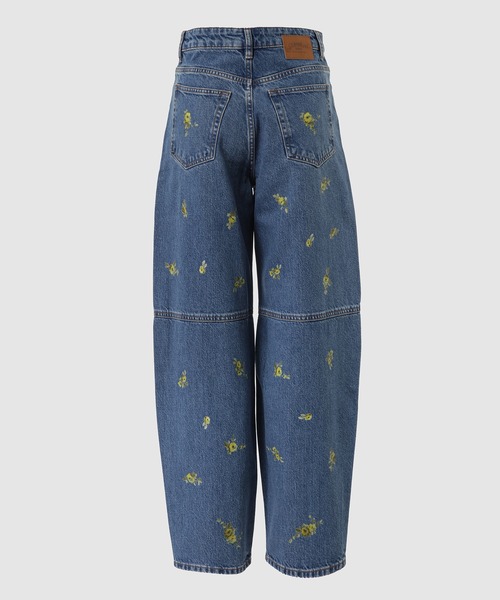 GANNI(ガニー)の「Printed Flower Denim Stary Jeans(デニムパンツ・レディース・ライトブルー・S/XS)」の2枚目の写真