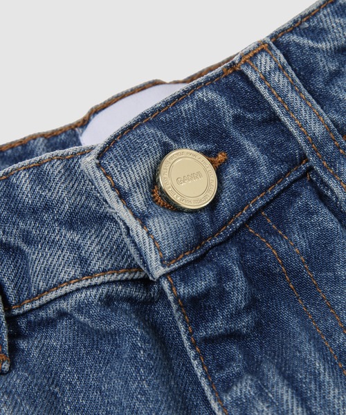 GANNI(ガニー)の「Printed Flower Denim Stary Jeans(デニムパンツ・レディース・ライトブルー・S/XS)」の4枚目の写真