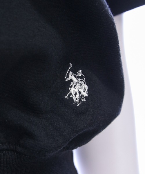 U.S. POLO ASSN.(ユーエスポロアッスン)の「【U.S. POLO ASSN.】clear 別注 3way半袖裏毛トップス(Tシャツ/カットソー・レディース・ホワイト系その他2/オフホワイト/ブラック・F)」の13枚目の写真