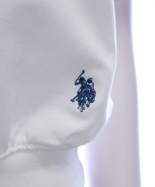 U.S. POLO ASSN.(ユーエスポロアッスン)の「【U.S. POLO ASSN.】clear 別注 3way半袖裏毛トップス(Tシャツ/カットソー・レディース・ホワイト系その他2/オフホワイト/ブラック・F)」の15枚目の写真