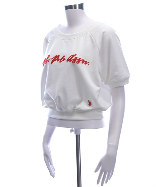 U.S. POLO ASSN.(ユーエスポロアッスン)の「【U.S. POLO ASSN.】clear 別注 3way半袖裏毛トップス(Tシャツ/カットソー・レディース・ホワイト系その他2/オフホワイト/ブラック・F)」の18枚目の写真