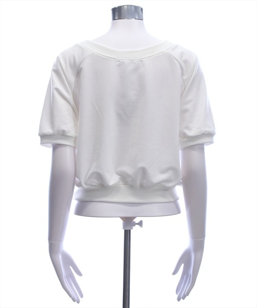 U.S. POLO ASSN.(ユーエスポロアッスン)の「【U.S. POLO ASSN.】clear 別注 3way半袖裏毛トップス(Tシャツ/カットソー・レディース・ホワイト系その他2/オフホワイト/ブラック・F)」の21枚目の写真