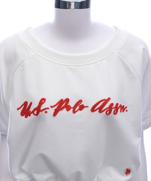 U.S. POLO ASSN.(ユーエスポロアッスン)の「【U.S. POLO ASSN.】clear 別注 3way半袖裏毛トップス(Tシャツ/カットソー・レディース・ホワイト系その他2/オフホワイト/ブラック・F)」の22枚目の写真