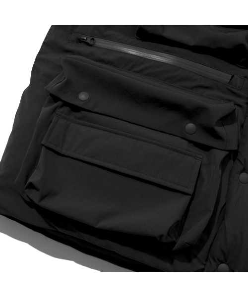 EXTRAORDINARY(エクストラオーディナリー)の「MULTI POCKET VEST BLACK(ダウンベスト・メンズ・その他・S-M)」の10枚目の写真