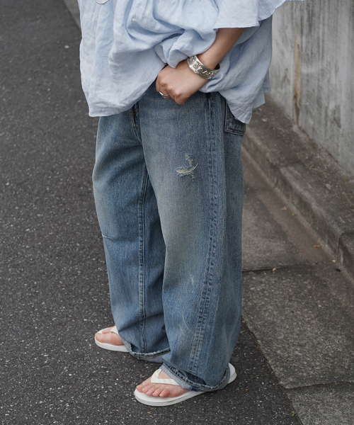 13OZ クラッシュダメージデニム（デニムパンツ）｜JOURNAL STANDARD