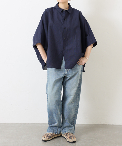 JOURNAL STANDARD LUXE(ジャーナルスタンダード ラックス)の「13OZ クラッシュダメージデニム(デニムパンツ・レディース・ブルー・LARGE/MEDIUM/SMALL)」の20枚目の写真