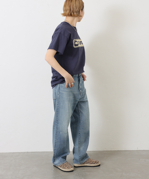 JOURNAL STANDARD LUXE(ジャーナルスタンダード ラックス)の「13OZ クラッシュダメージデニム(デニムパンツ・レディース・ブルー・LARGE/MEDIUM/SMALL)」の22枚目の写真