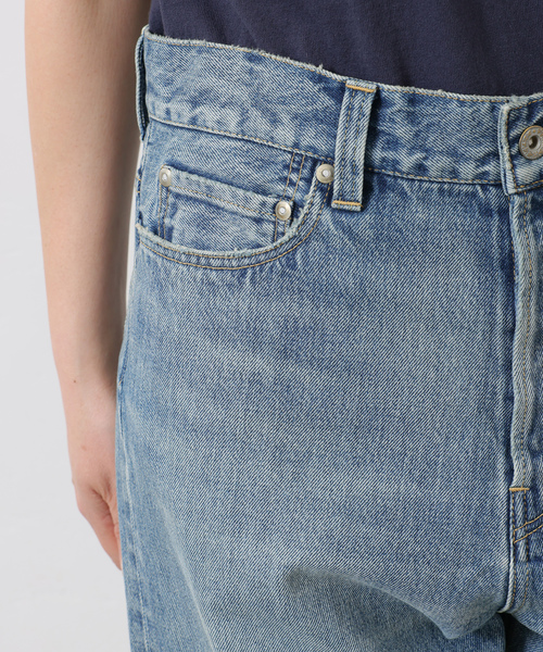 JOURNAL STANDARD LUXE(ジャーナルスタンダード ラックス)の「13OZ クラッシュダメージデニム(デニムパンツ・レディース・ブルー・LARGE/MEDIUM/SMALL)」の5枚目の写真