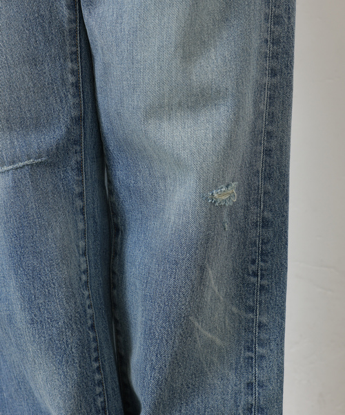 JOURNAL STANDARD LUXE(ジャーナルスタンダード ラックス)の「13OZ クラッシュダメージデニム(デニムパンツ・レディース・ブルー・LARGE/MEDIUM/SMALL)」の6枚目の写真