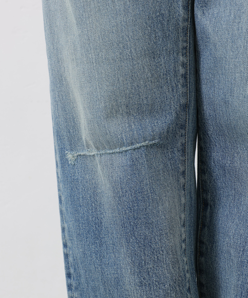 JOURNAL STANDARD LUXE(ジャーナルスタンダード ラックス)の「13OZ クラッシュダメージデニム(デニムパンツ・レディース・ブルー・LARGE/MEDIUM/SMALL)」の7枚目の写真