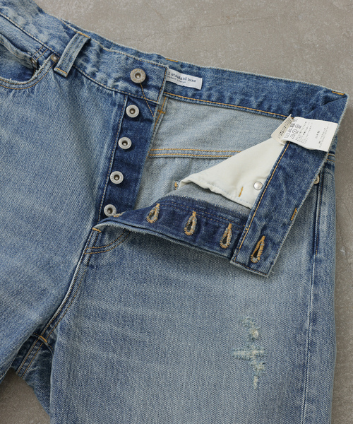 JOURNAL STANDARD LUXE(ジャーナルスタンダード ラックス)の「13OZ クラッシュダメージデニム(デニムパンツ・レディース・ブルー・LARGE/MEDIUM/SMALL)」の11枚目の写真